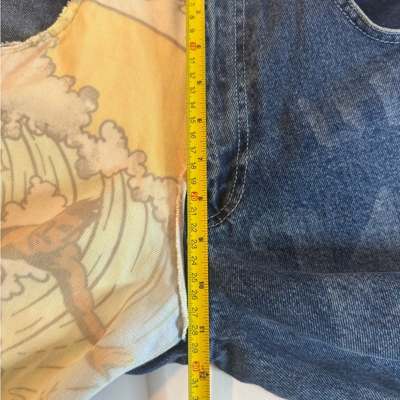 BDG Urban Outfitters Rilee Low-Rise Baggy Jean - Patchwork Size 24 (27 X 29) - Picture 11 of 12